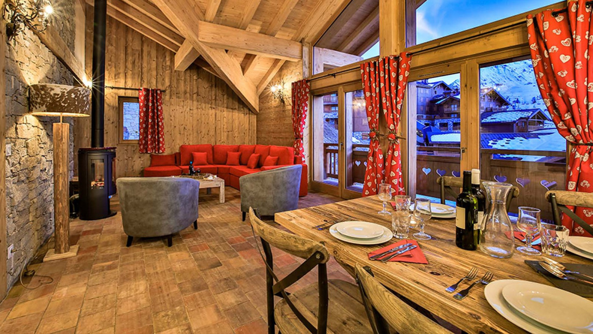 Dining room - Chalet Benoite - Ski Chalet in La Plagne, France