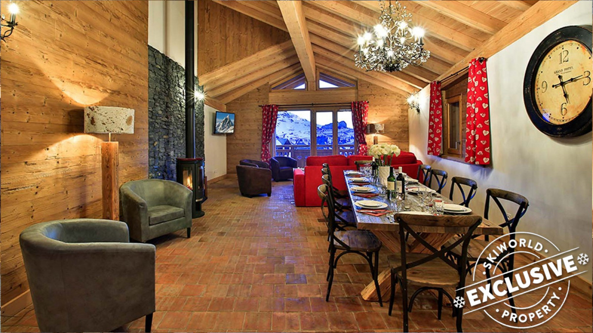 Living Dining Room, Chalet Silene, La Plagne, France