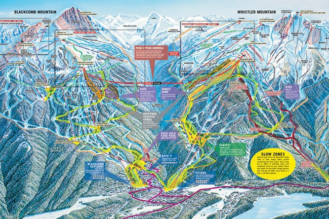 Whistler Mountain Ski Map Whistler Ski Holidays | Whistler Ski Resort | Skiworld